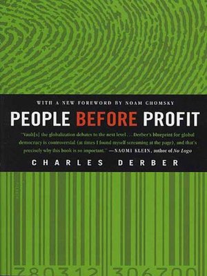 cover image of People Before Profit